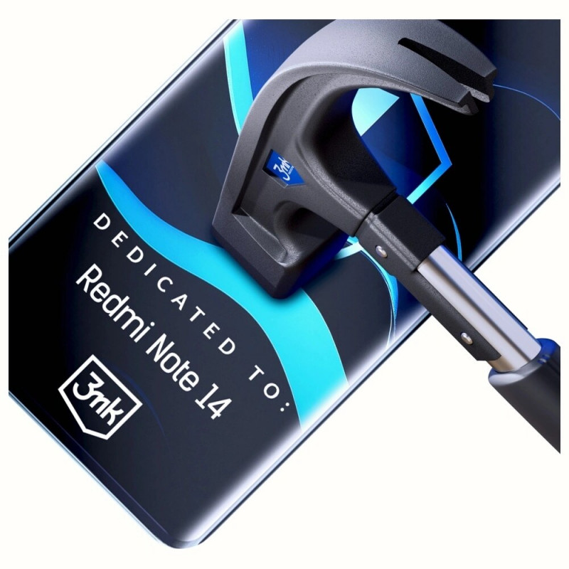 Protector de pantalla de vidrio híbrido 3MK FlexibleGlass para Xiaomi Redmi Note 14 4G