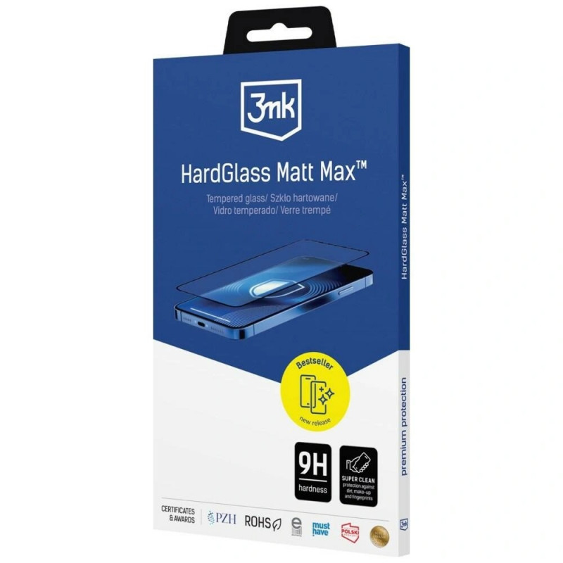 Protector de cristal templado mate 3MK HardGlass Matt Max para Samsung Galaxy S26+