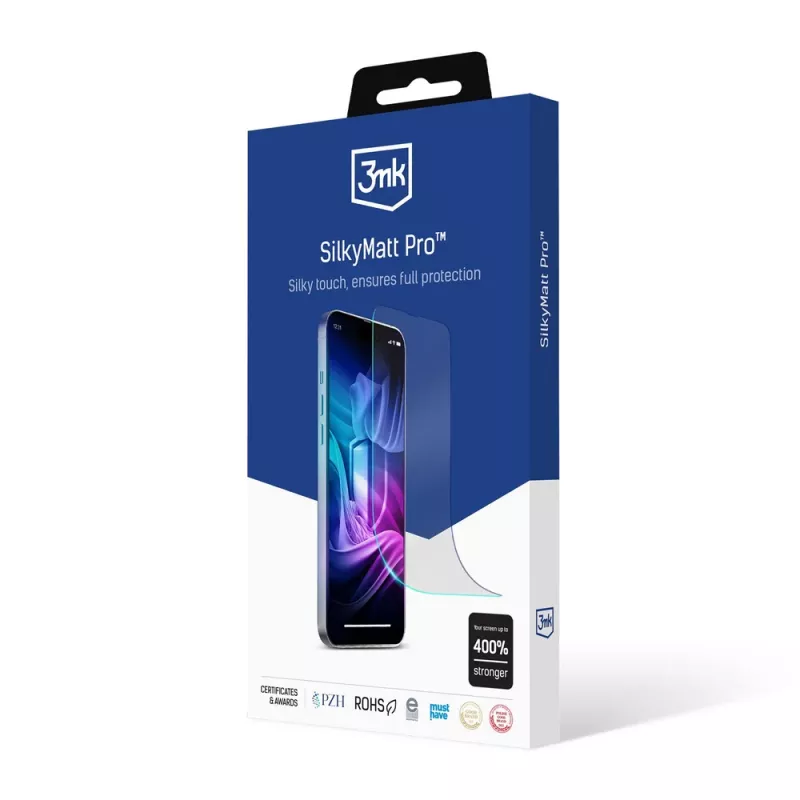 Protector de pantalla mate 3MK Silky Matt Pro para Xiaomi POCO F8 Ultra, 3MK17565