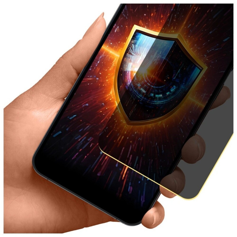Protector de pantalla de privacidad mate 3MK Silky Matt Privacy para Samsung Galaxy S25