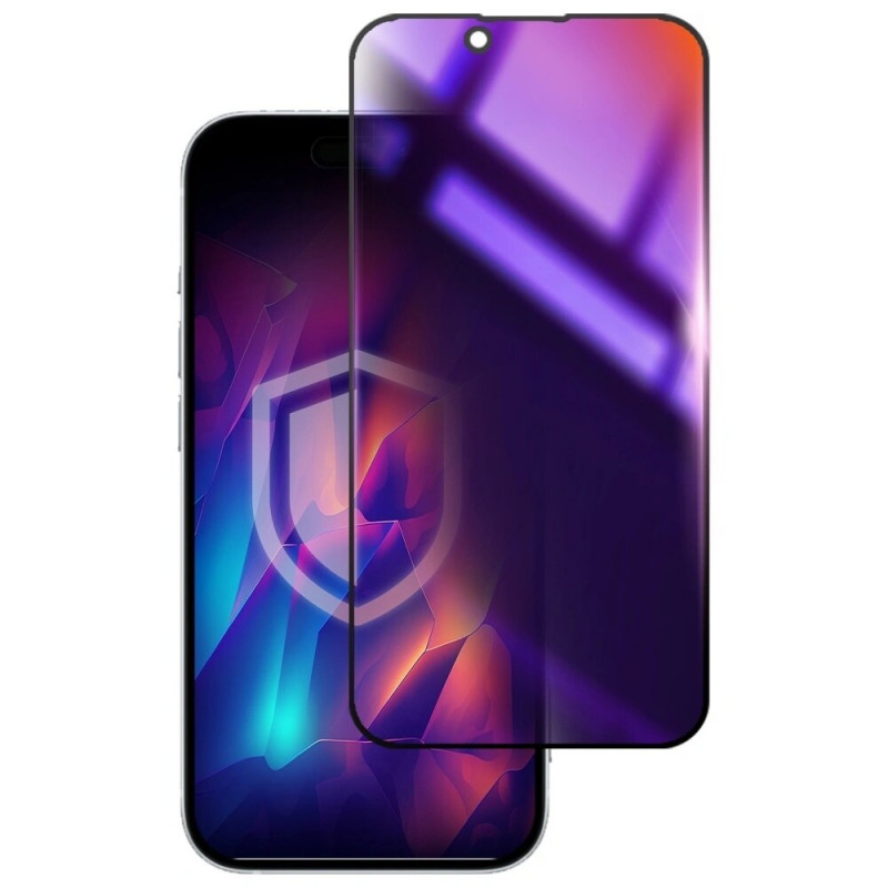 Cristal templado con privacidad 3MK Rainbow Privacy para Apple iPhone 17e / 16e