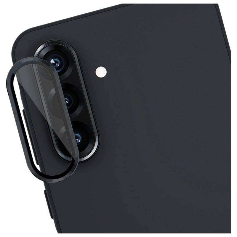 Cristal protector de cámara 3MK Lens Protection Pro para Samsung Galaxy A36 / A56 5G, negro