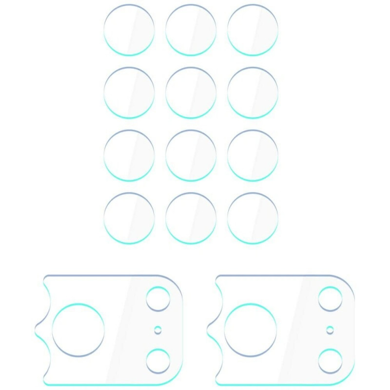 Protector de lentes de cámara de vidrio híbrido 3MK Lens Protection para Apple iPhone 17 Pro Max