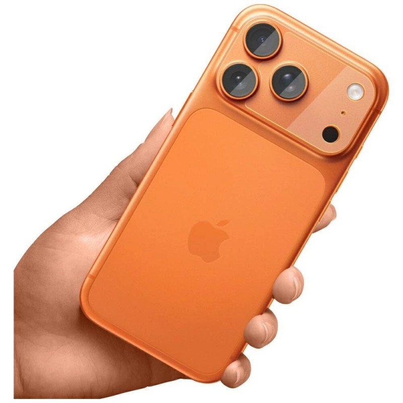 Protector de lentes de cámara de vidrio híbrido 3MK Lens Protection para Apple iPhone 17 Pro
