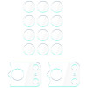 Protector de lentes de cámara de vidrio híbrido 3MK Lens Protection para Apple iPhone 17 Pro