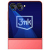 Cristal de protección para lente de cámara 3MK Lens Protection Pro para Samsung Galaxy Z Flip7, negro