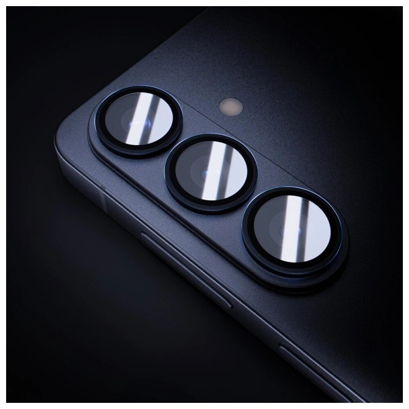Protector de lentes de cámara 3MK Lens Protection Pro para Samsung Galaxy S26, negro