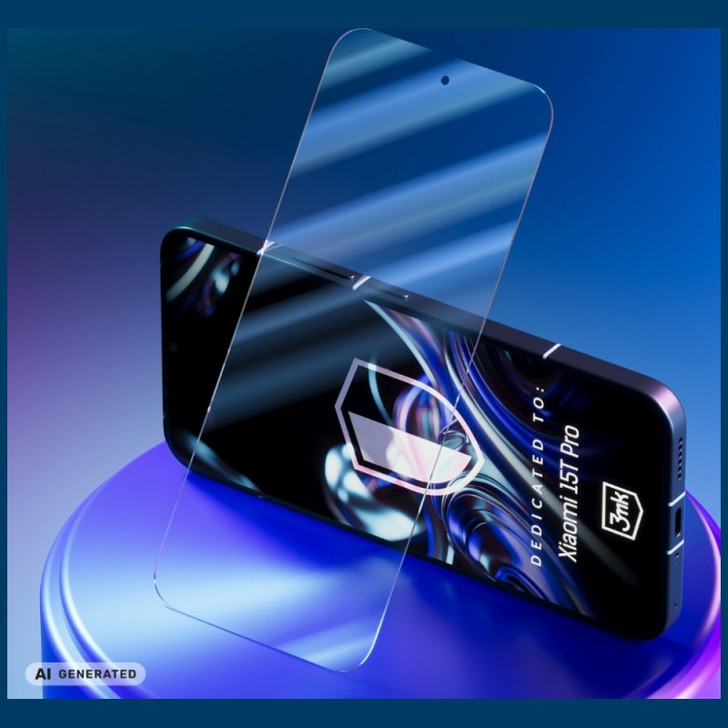Cristal híbrido FlexibleGlass de 3MK para Xiaomi 15T Pro 5G