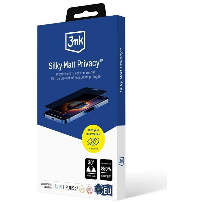 Protector de pantalla de privacidad mate 3mk Silky Matt Privacy para Xiaomi POCO F7 Pro / F7 Ultra