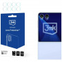 Protector de lente de cámara de cristal híbrido 3mk Lens Protection para Samsung Galaxy Z Flip7 (pack de 4)