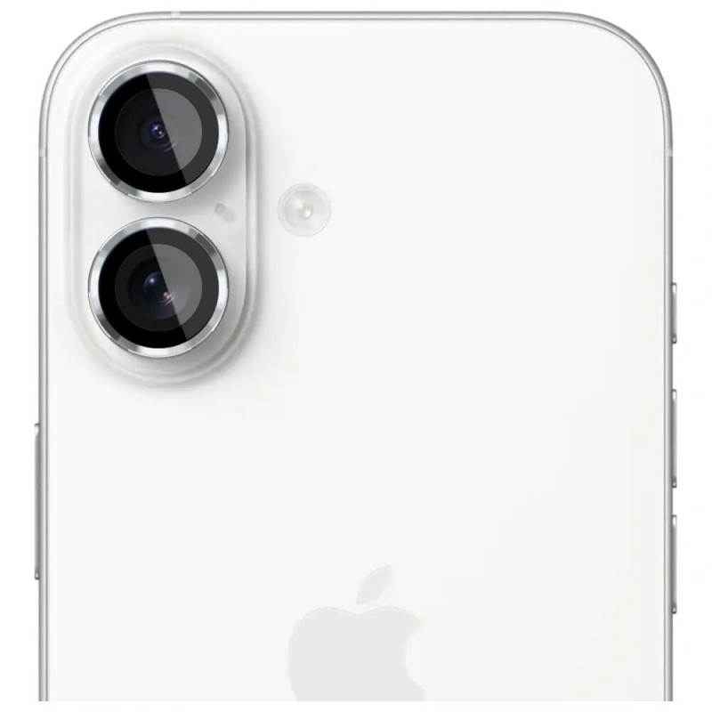 Protector de cristal para lente de cámara 3MK Lens Protection Pro para Apple iPhone 17, plateado