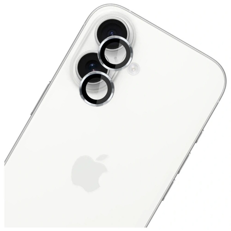 Protector de cristal para lente de cámara 3MK Lens Protection Pro para Apple iPhone 17, plateado