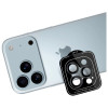 Cristal protector para lente de cámara 3MK Lens Protection Pro para Apple iPhone 17 Pro / 17 Pro Max, negro