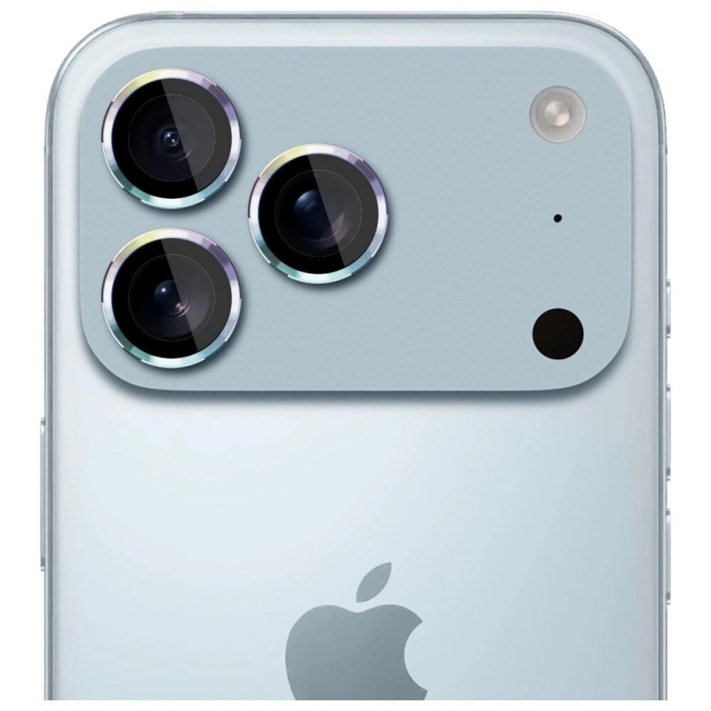 Protector de cristal para lente de cámara 3MK Lens Protection Pro para Apple iPhone 17 Pro / 17 Pro Max, multicolor