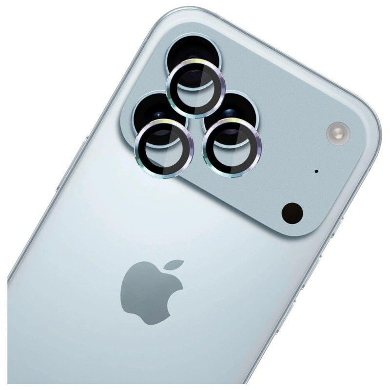 Protector de cristal para lente de cámara 3MK Lens Protection Pro para Apple iPhone 17 Pro / 17 Pro Max, multicolor