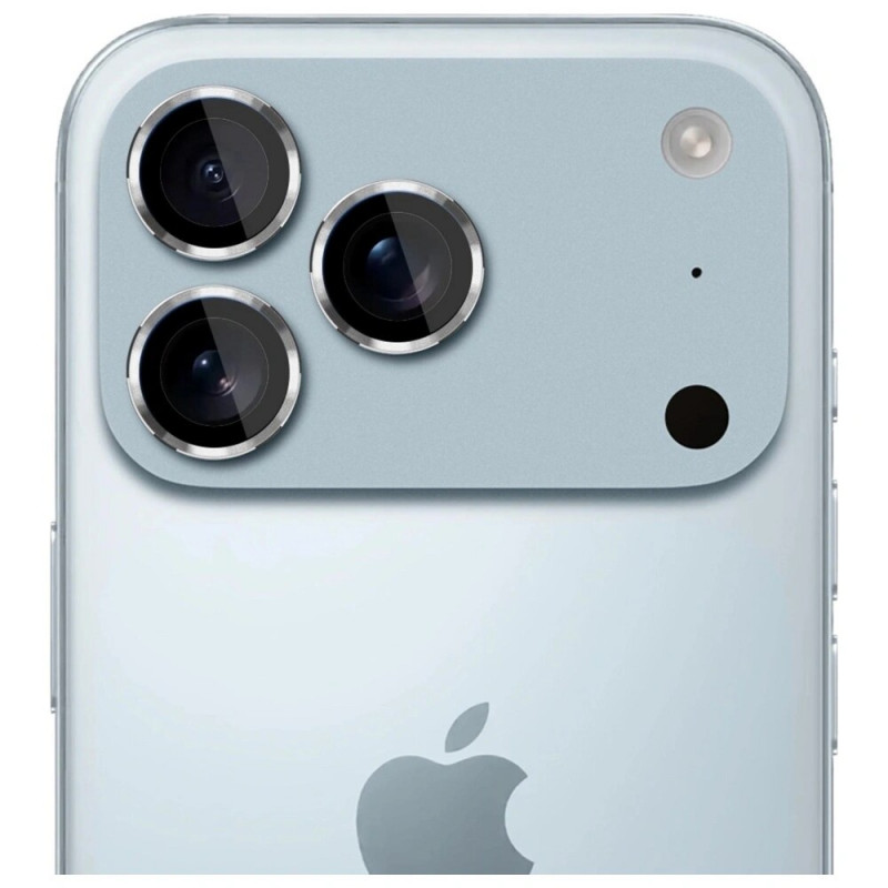 3MK Lens Protection Pro cristal protector de lente de cámara para Apple iPhone 17 Pro / 17 Pro Max, plateado