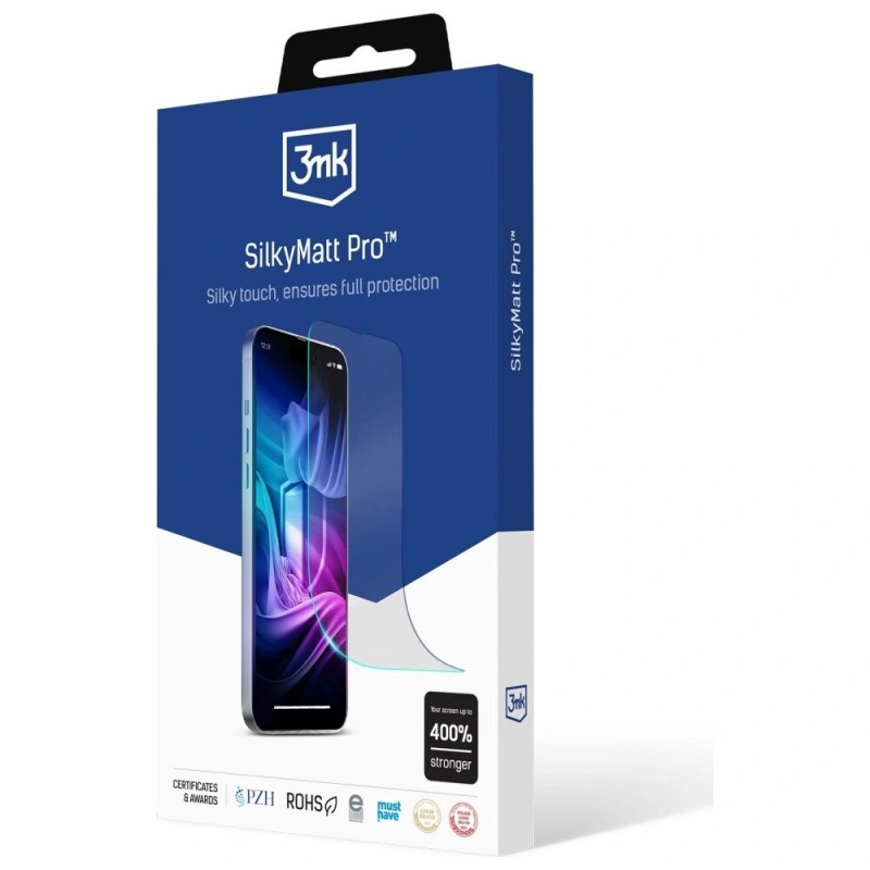 Protector de pantalla en film mate 3MK Silky Matt Pro para Apple iPhone 17 Pro