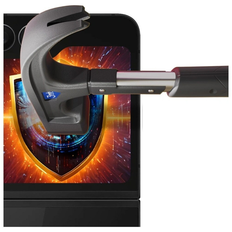 Película protectora de pantalla con privacidad mate 3MK Silky Matt Privacy para Samsung Galaxy Z Flip6 / Z Flip7 FE