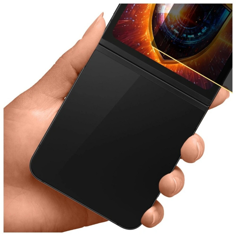 Película protectora de pantalla con privacidad mate 3MK Silky Matt Privacy para Samsung Galaxy Z Flip6 / Z Flip7 FE