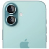 Protector de lente de cámara de cristal templado 3MK Lens Protection Pro para Apple iPhone 17, verde