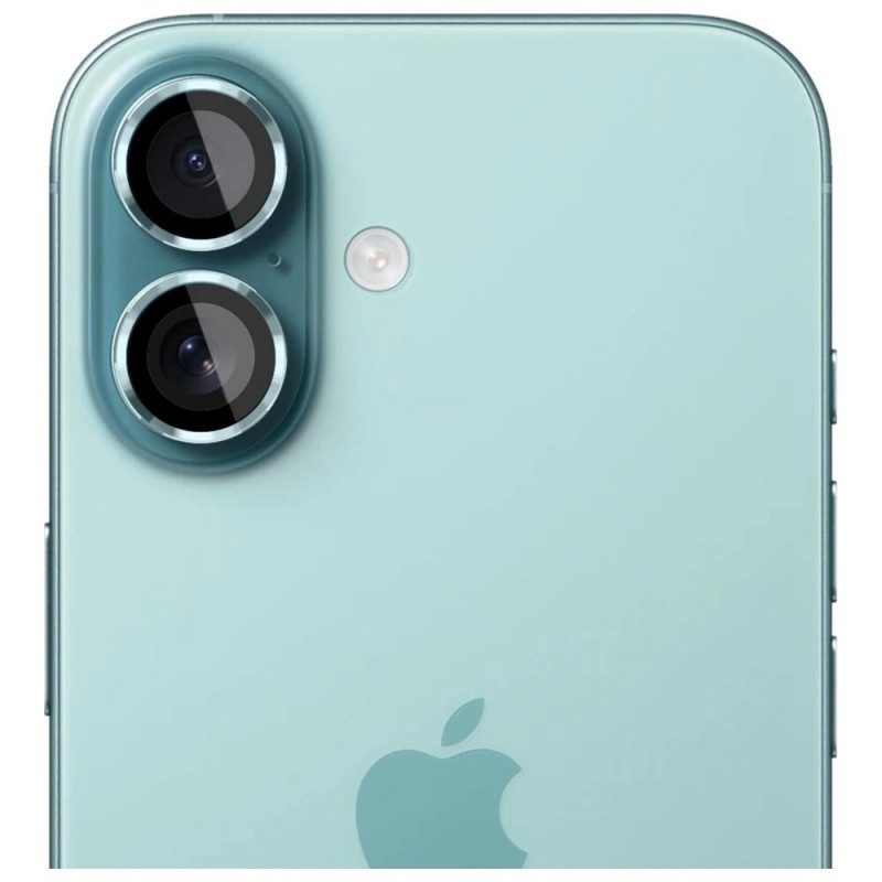 Protector de lente de cámara de cristal templado 3MK Lens Protection Pro para Apple iPhone 17, verde