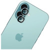 Protector de lente de cámara de cristal templado 3MK Lens Protection Pro para Apple iPhone 17, verde