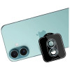 Protector de lente de cámara de cristal templado 3MK Lens Protection Pro para Apple iPhone 17, verde