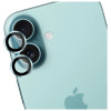 Protector de lente de cámara de cristal templado 3MK Lens Protection Pro para Apple iPhone 17, verde