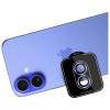 Protector de lente de cámara de cristal templado 3MK Lens Protection Pro para Apple iPhone 17, azul