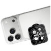 Protector de cristal templado para lente de cámara 3MK Lens Protection Pro para Apple iPhone 17 Pro / 17 Pro Max, gris