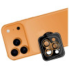 Cristal templado para lente de cámara 3MK Lens Protection Pro para Apple iPhone 17 Pro / 17 Pro Max, naranja