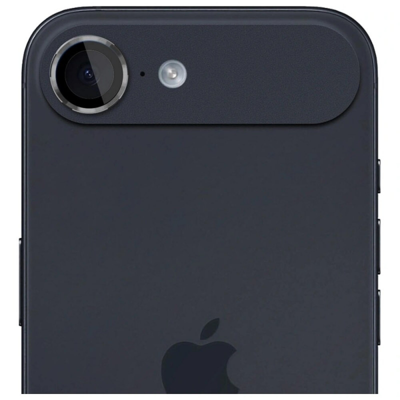 Vidrio templado para lente de cámara 3MK Lens Protection Pro para Apple iPhone Air, gris