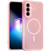 Funda magnética 3MK Misty MagCase para Samsung Galaxy A37, rosa