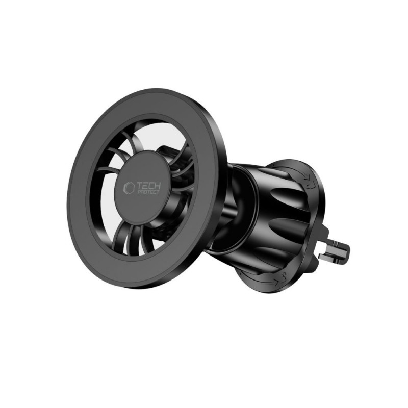 Soporte magnético MagSafe para coche con rejilla de ventilación Tech-Protect N56, negro