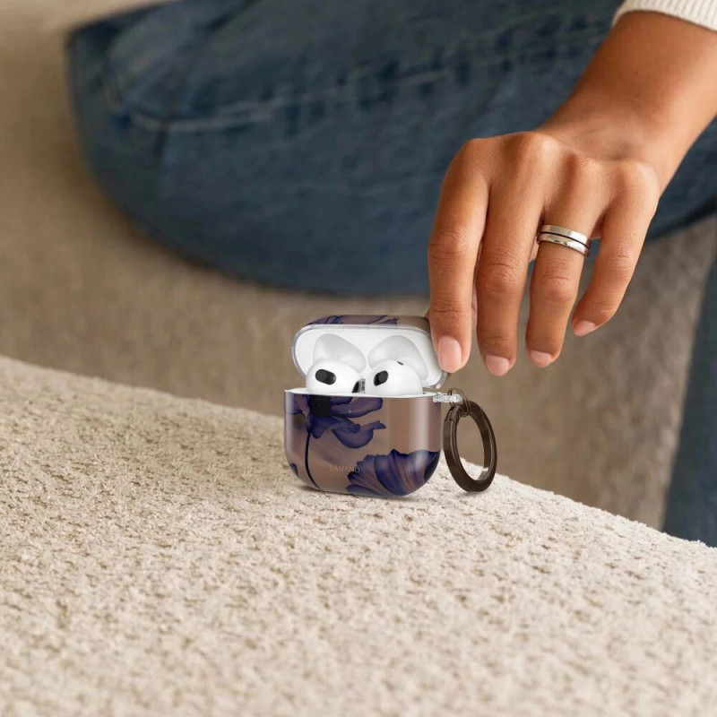 Tech-Protect Funda Lamano para Apple AirPods 4 Velvet Night