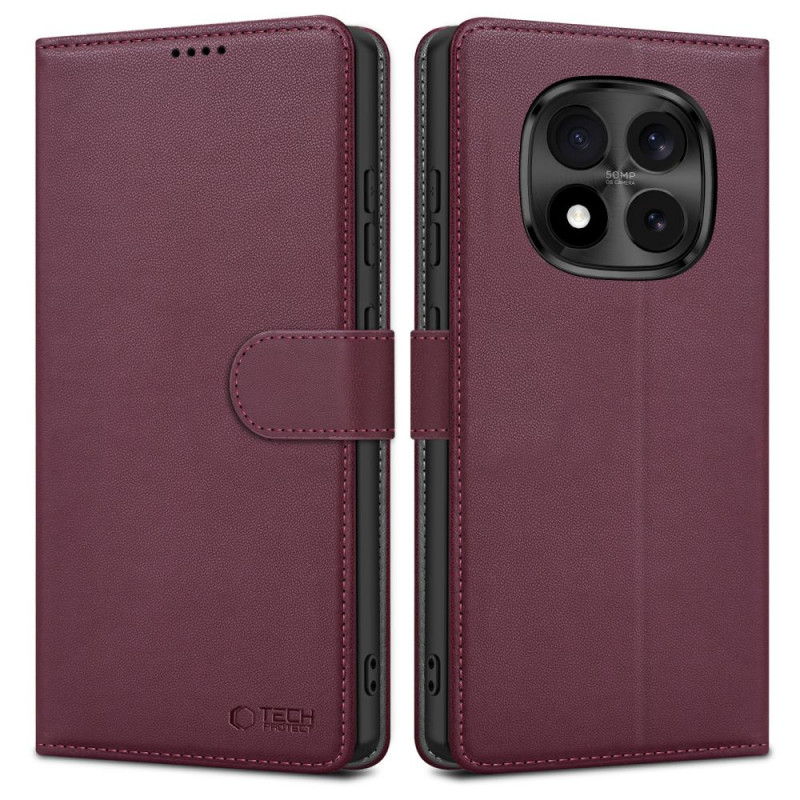 Funda cartera Tech-Protect para Xiaomi Redmi Note 15 Pro 5G THP5097, burdeos