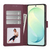 Funda cartera Tech-Protect para Samsung Galaxy S26 FE granate