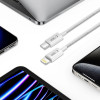 Cable Tech-Protect Ultraboost Lite USB-C / Lightning PD27W/3A 200 cm, gris claro