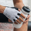 Guantes de ciclismo cortos amortiguadores Rockbros TLS004 ROAD TO SKY S, blancos