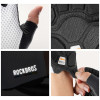 Guantes de ciclismo cortos amortiguadores Rockbros TLS004 ROAD TO SKY S, blancos