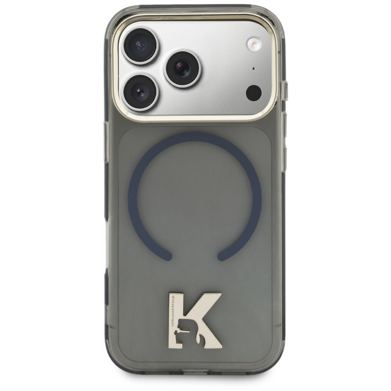 Funda Karl Lagerfeld IML K Head KF003410-0 para Apple iPhone 18 Pro Max / 17 Pro Max, negra