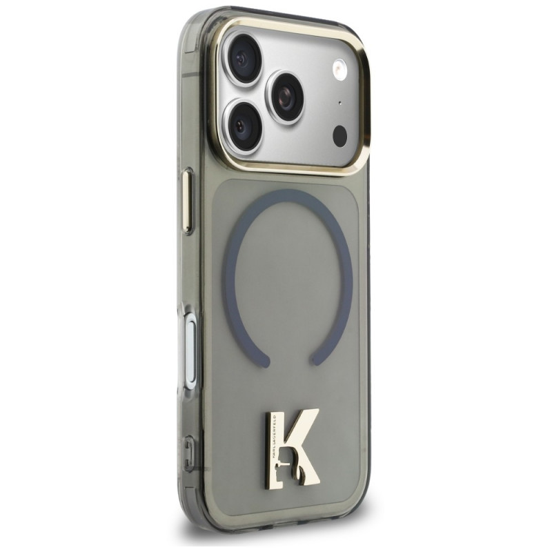 Funda Karl Lagerfeld IML K Head KF003410-0 para Apple iPhone 18 Pro Max / 17 Pro Max, negra