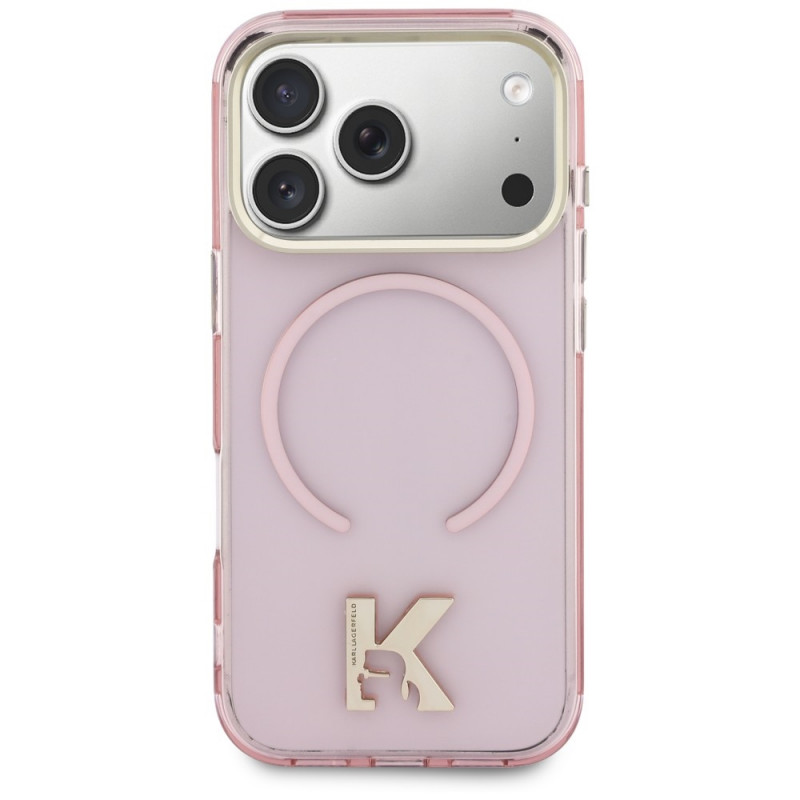 Funda Karl Lagerfeld IML K Head KF003412 para Apple iPhone 18 Pro Max / 17 Pro Max, rosa