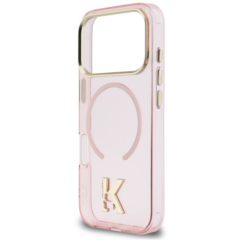 Funda Karl Lagerfeld IML K Head KF003412 para Apple iPhone 18 Pro Max / 17 Pro Max, rosa