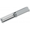Bachmann CONI DUO Large 911.025 regleta de enchufes empotrable, gris metalizado RAL 9006 (2 uds.)