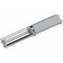 Bachmann CONI DUO Large 911.025 regleta de enchufes empotrable, gris metalizado RAL 9006 (2 uds.)