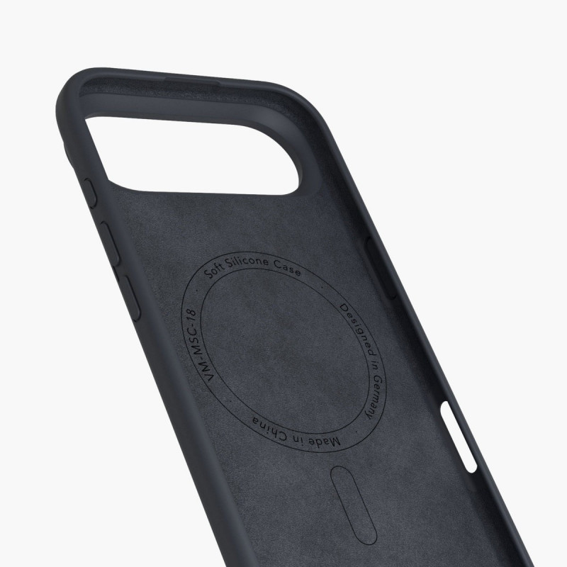 Vonmählen funda blanda de silicona para Apple iPhone 17 Air, azul marino (MSC00098)