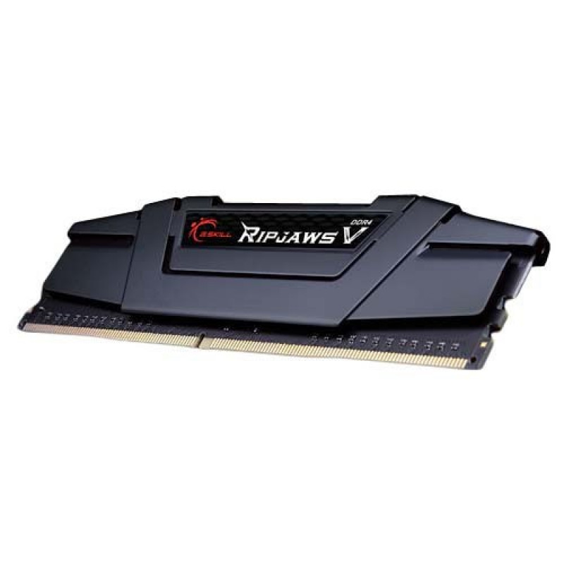 G.Skill Ripjaws V F4-3200C16S-8GVKB Módulo de memoria, 8 GB, DDR4, 3200 MHz, CL16, DIMM de 288 pines, Negro