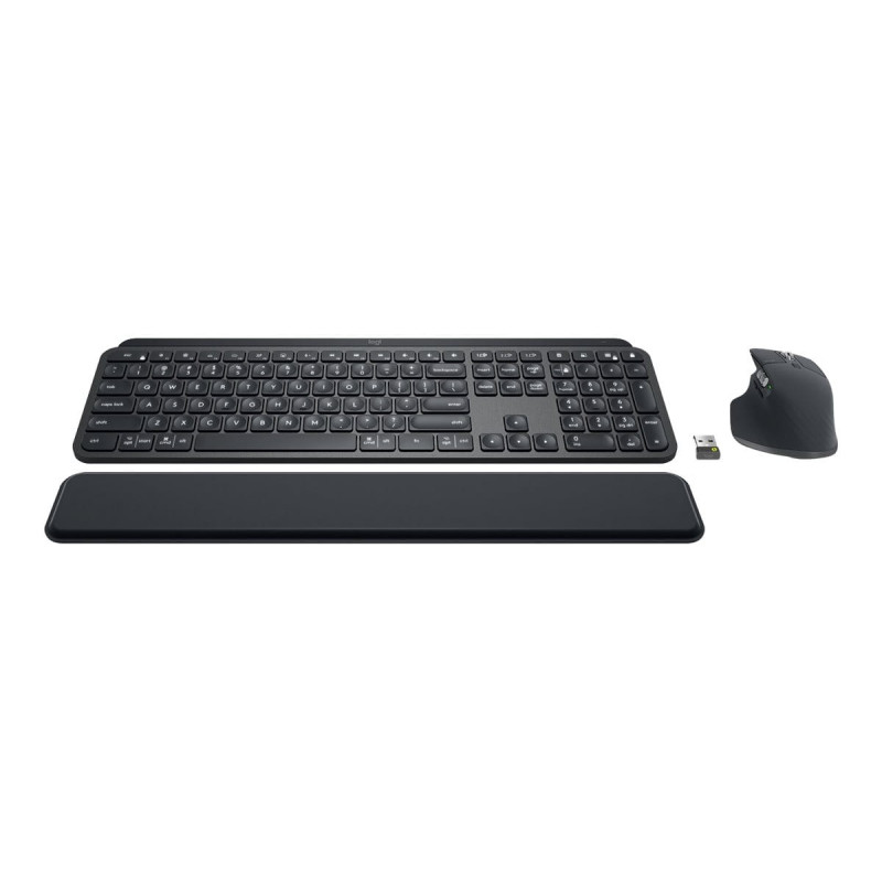 Logitech MX Keys Combo for Business set de teclado y ratón (920-010929), grafito, QWERTY italiano