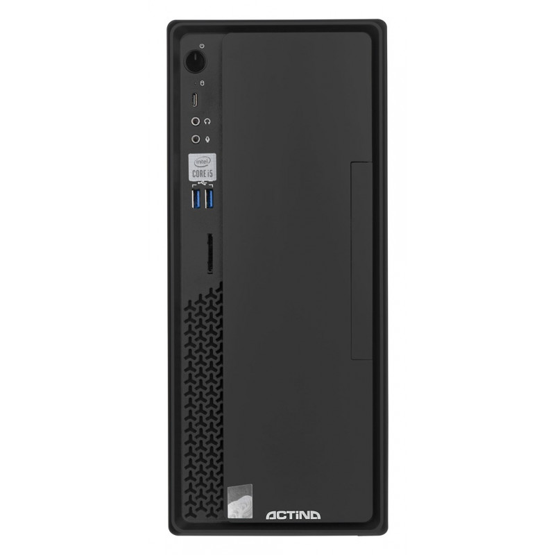 Actina Prime i3-12100 PC de sobremesa Mini Tower, Intel Core i3-12100, 8 GB de RAM DDR4, 512 GB SSD, Windows 11 Home, negro